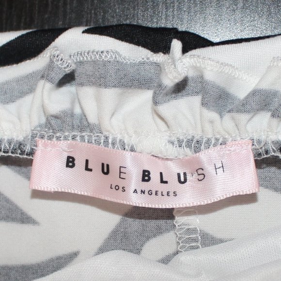 Blue Blush Zebra Print Mini Dress size S Small - Picture 5 of 6